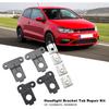 Pyhodi Headlight Tab Repair Kit, Left Right Side Headlight Headlamp Bracket Tab Repair Kits, Aluminium Alloy Simple Installation Scratch Resistant