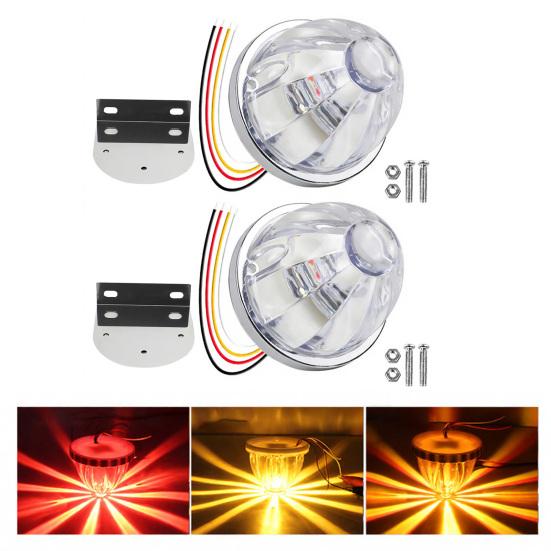 LEDowa lampka obrysowa w kształcie arbuza ze wspornikiem Lampka obrysowa boczna w kształcie arbuza Kierunkowskaz do przyczepy ciężarowej naczepy ciężarowej samochodu ciężarowego autobusu furgonetki