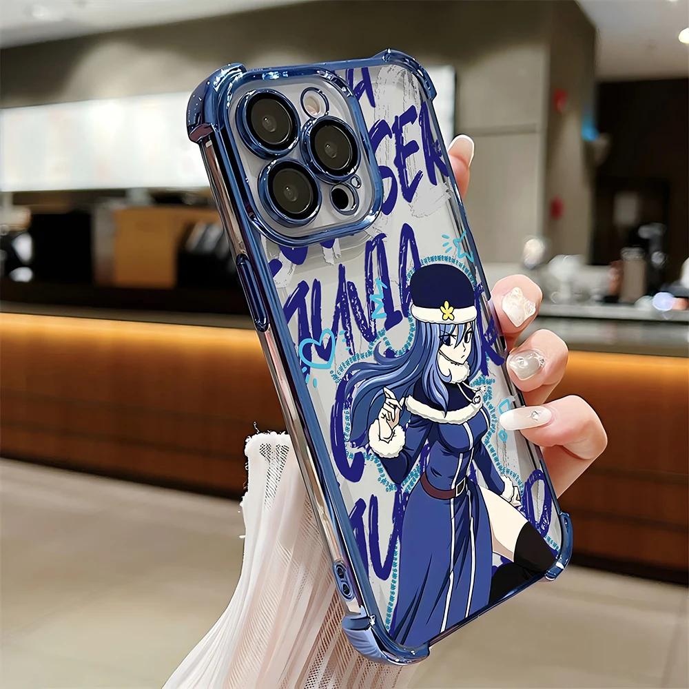 

FAIRY TAIL Plating Case For Samsung A73 A55 A54 A53 A35 A33 A34 A25 A24 A23 A16 A15 A14 A06 A05 A04 5G Anti-Fall Cover Samsung A06