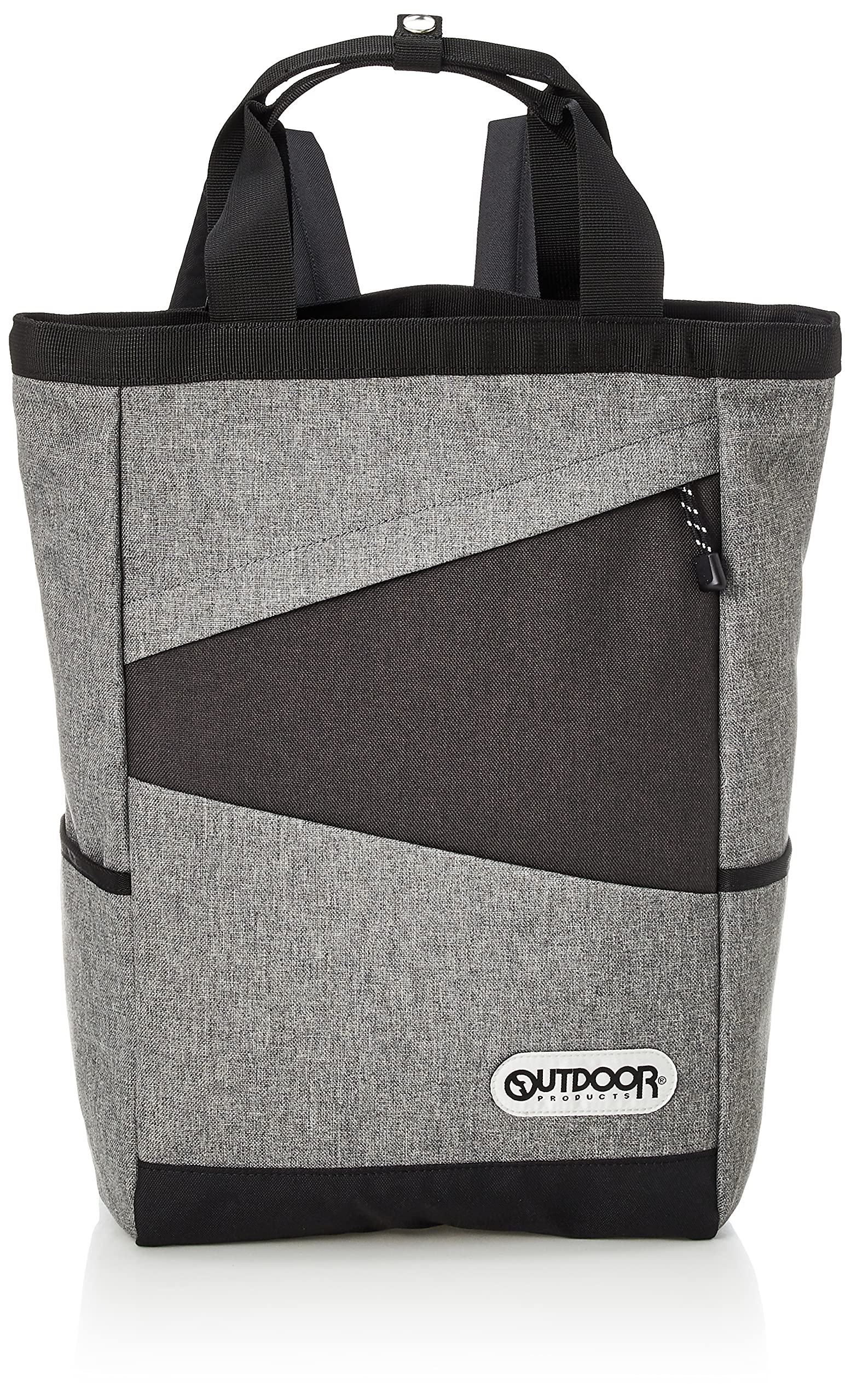 

Outdoor Products Men s 2-Way Tote Backpack with Large Capacity, A4 Size, PC Storage, and Tablet Storage, H Gray (Name Label)
