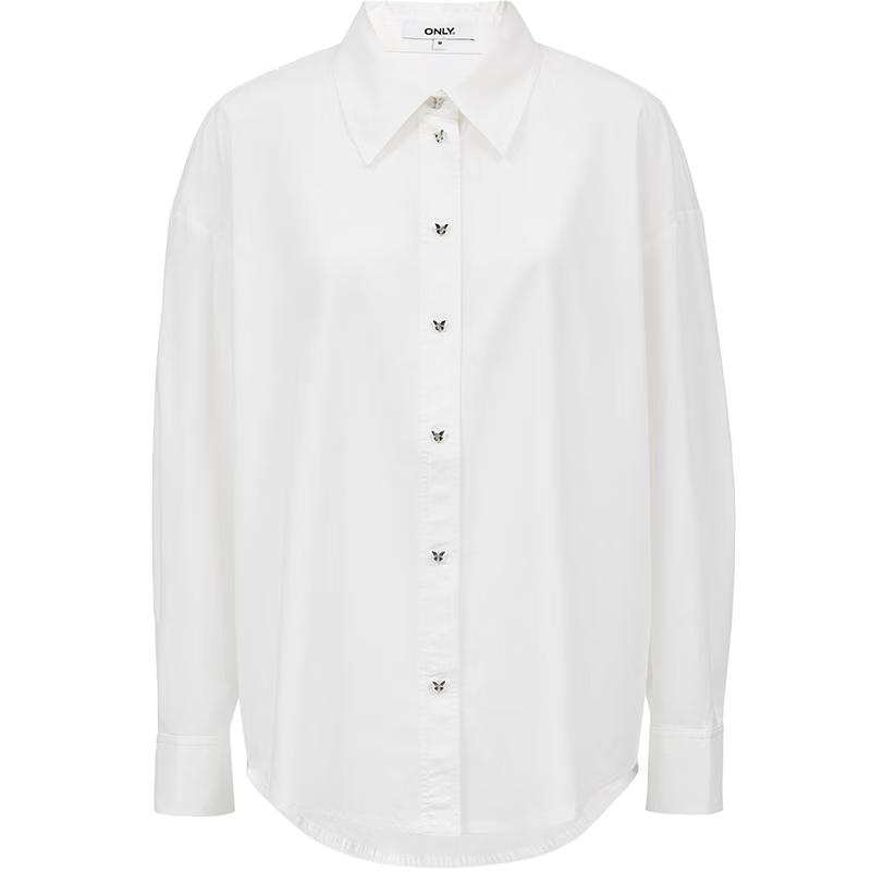 

ONLY 2025 Summer Backless Drop Shoulder Loose Shirt