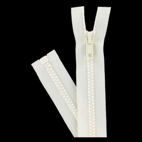 Fermeture Éclair Séparable - Prym - 40 cm - Plastique Moulé - Largeur 6 mm - Blanc Cassé