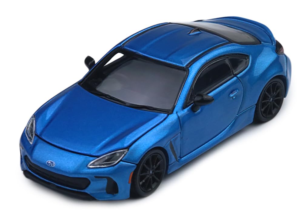 HobbyJAPAN ATS-MODELS 164 Subaru BRZ Metal Blue Finished Model ATS880401