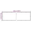 VidaXL Balcony Privacy Screen Grey 500x90 Cm PVC, Fence Roll, Fence Strip, Privacy Fence Screen 4005438