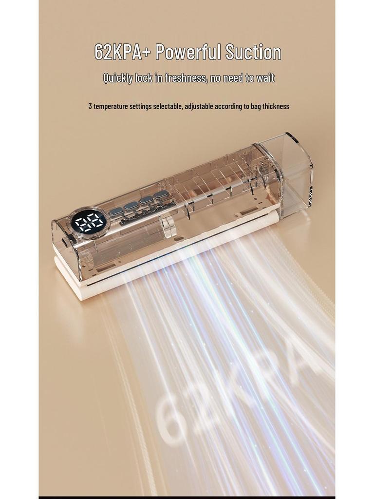 Automatic Dual-Use Vacuum Sealer for Dry & Wet Food Preservation