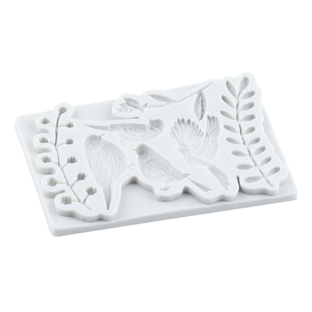 Magpie Silicone Molds Leaves Fondant Mold Cake Decorating Tools Cupcake Topper Chocolate Candy Craft Gum Paste Polymer Clay