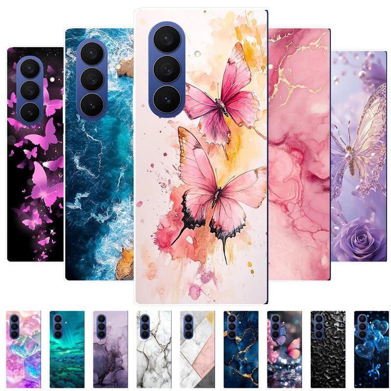 For Samsung Galaxy Z Fold 7 Case Marble Hard PC Back Cover For Samsung Galaxy Z Fold7 ZFOLD7 Full Protective Phone Shell