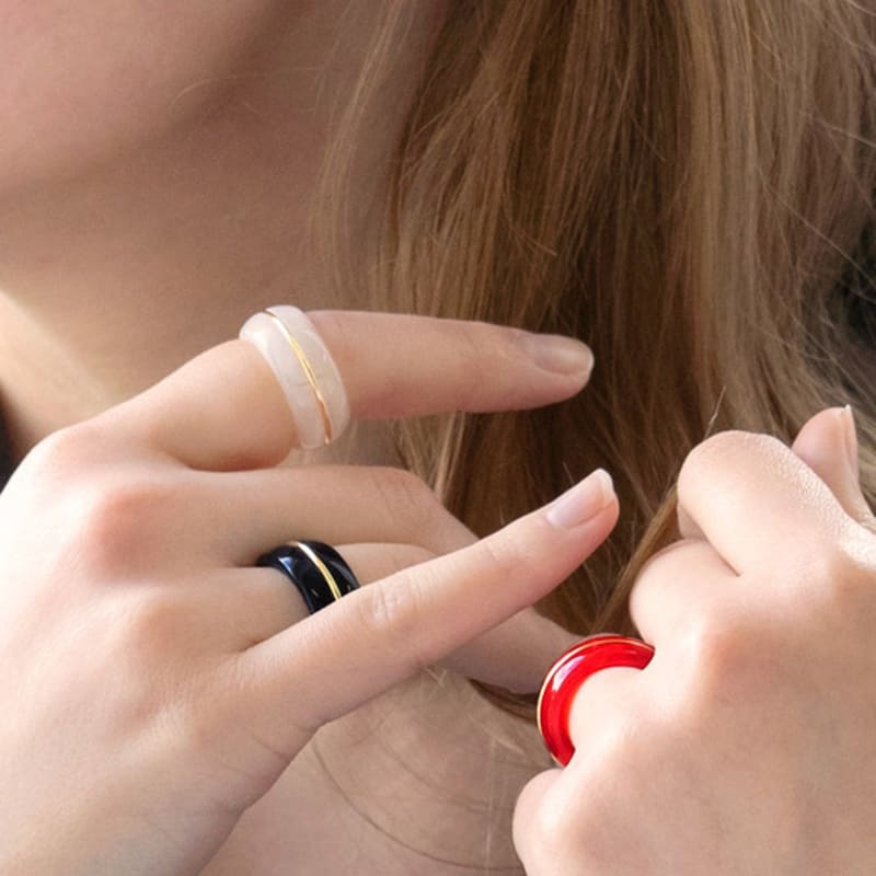 FANTASTIC PLANET golden circle color ring (9colors)