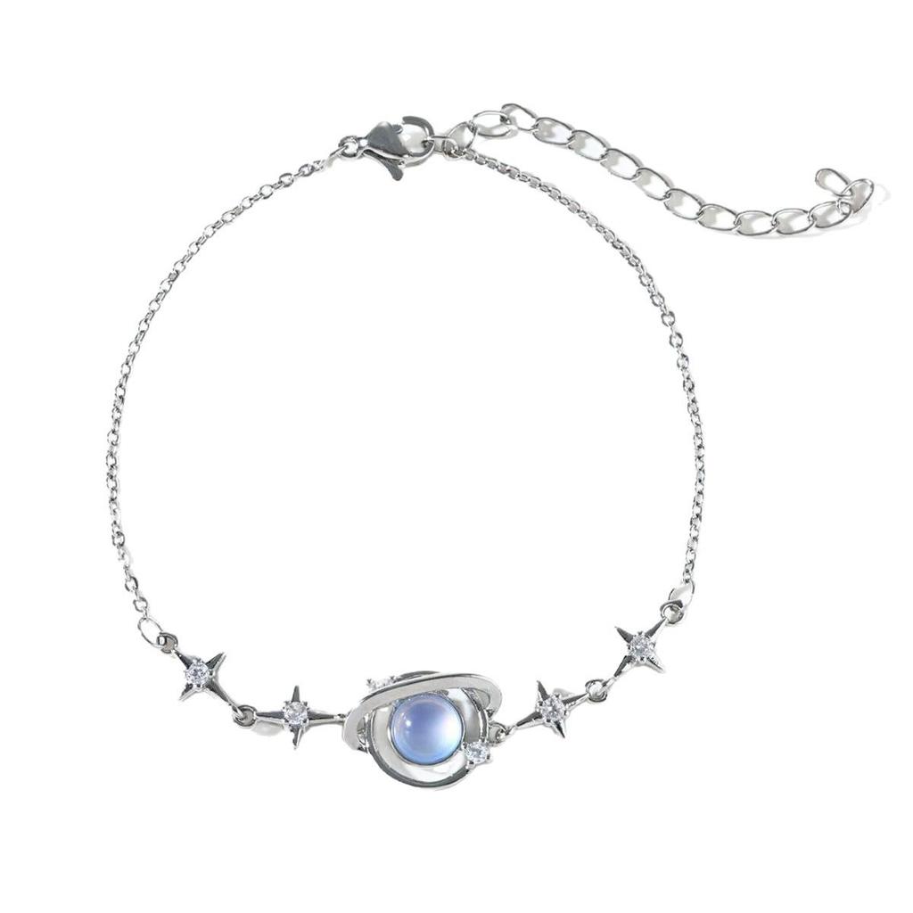 Women's Simple Fashion Planet Ring Bracelet - Versatile, Niche Design for Friend or Sister Gift