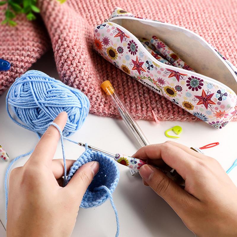 Crochet Hooks Ergonomic Crafting Project Soft Grip Crochet Hook Set For Boys Girls Adults Enthusiasts Socks Hats Mittens Scarves