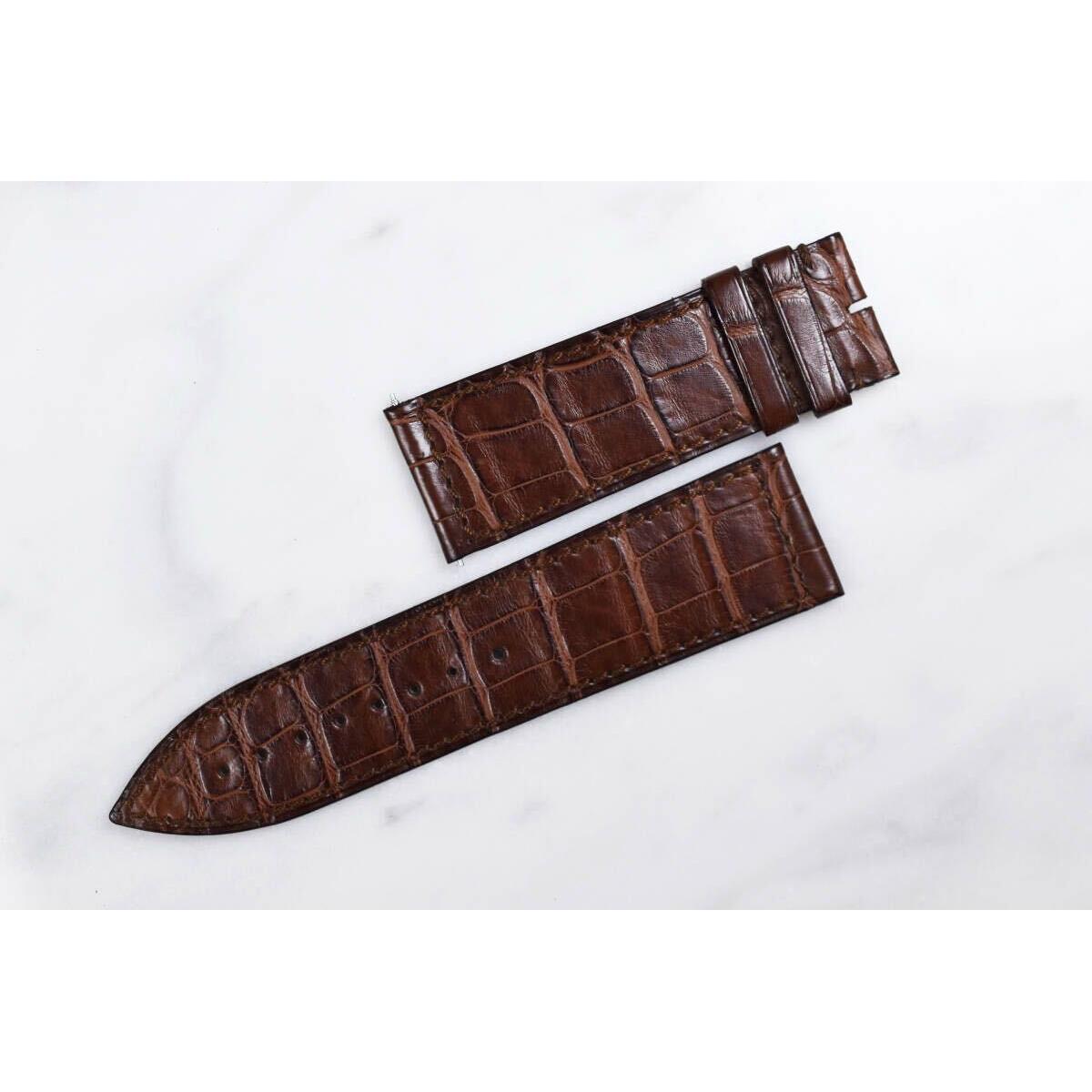 Used FRANCK MULLER LONG ISLAND Leather belt for Long Island 24mm Genuine Good Condition