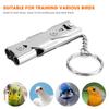 Metal Birds Ultrasonic Training Whistle Back To Birdhouse Tool Accessory for Parrot Pigeon