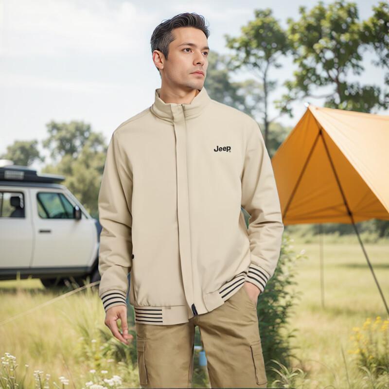 JEEP Men s Stand-up Collar Casual Jacket 2XL