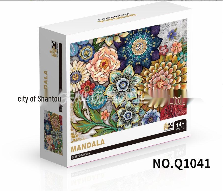 Qiwan 1000-Piece Animal & Landscape Jigsaw Puzzles for Adults & Kids