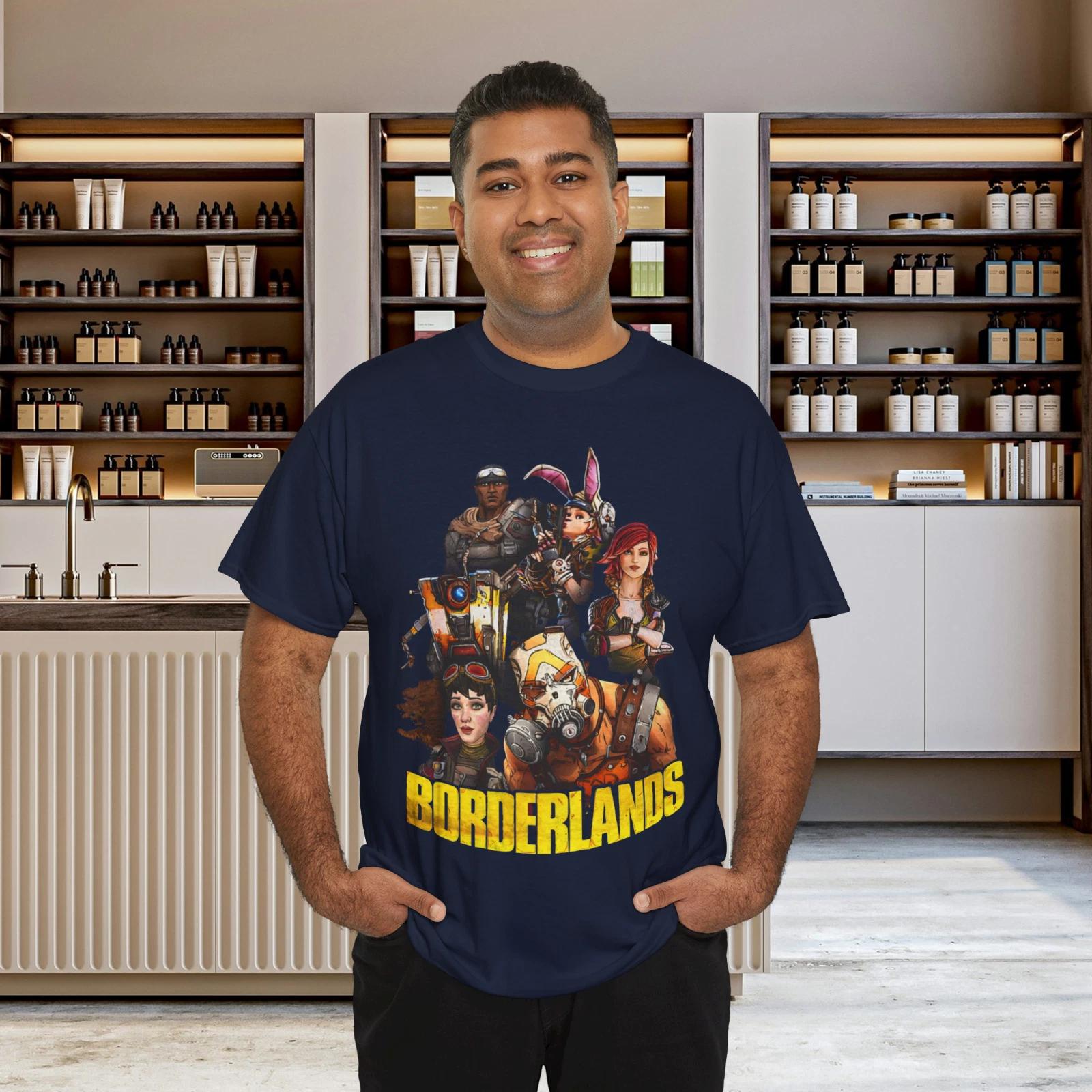 Borderlands Full Cast Collage T- Shirt Mens Video Game Graphic Tee S