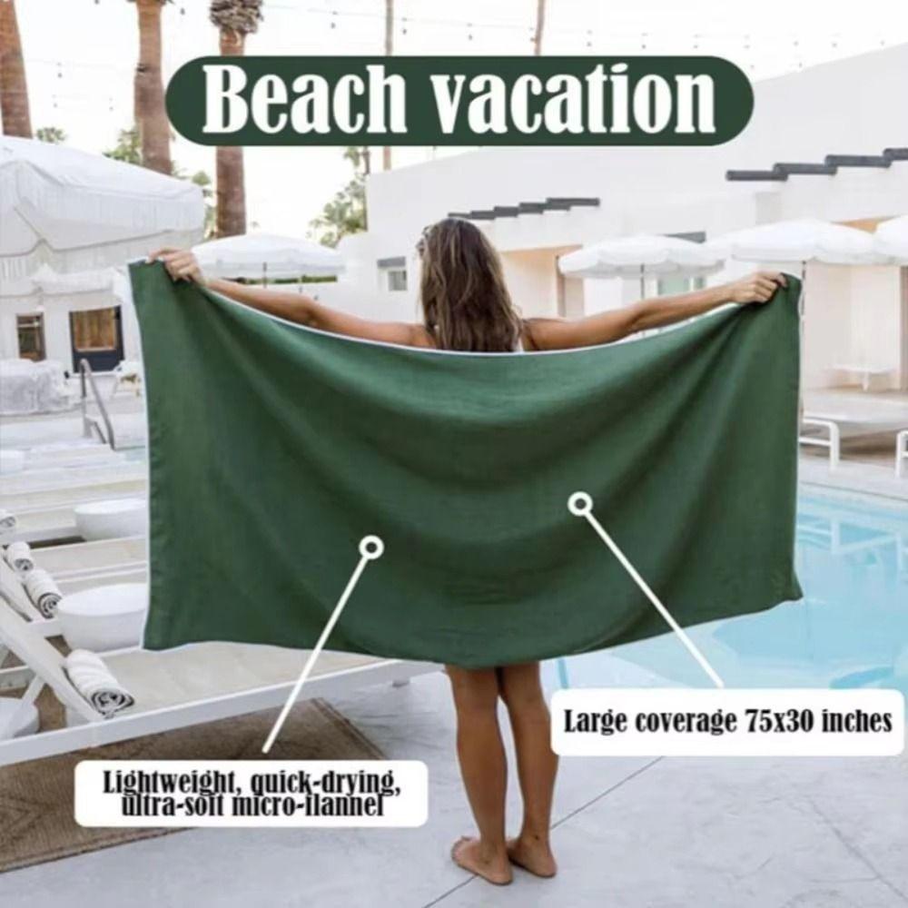 Portable Magnetic Bath Towel Quick-Drying Quick Dry Towel Gifts Beach Towel  Fitness
