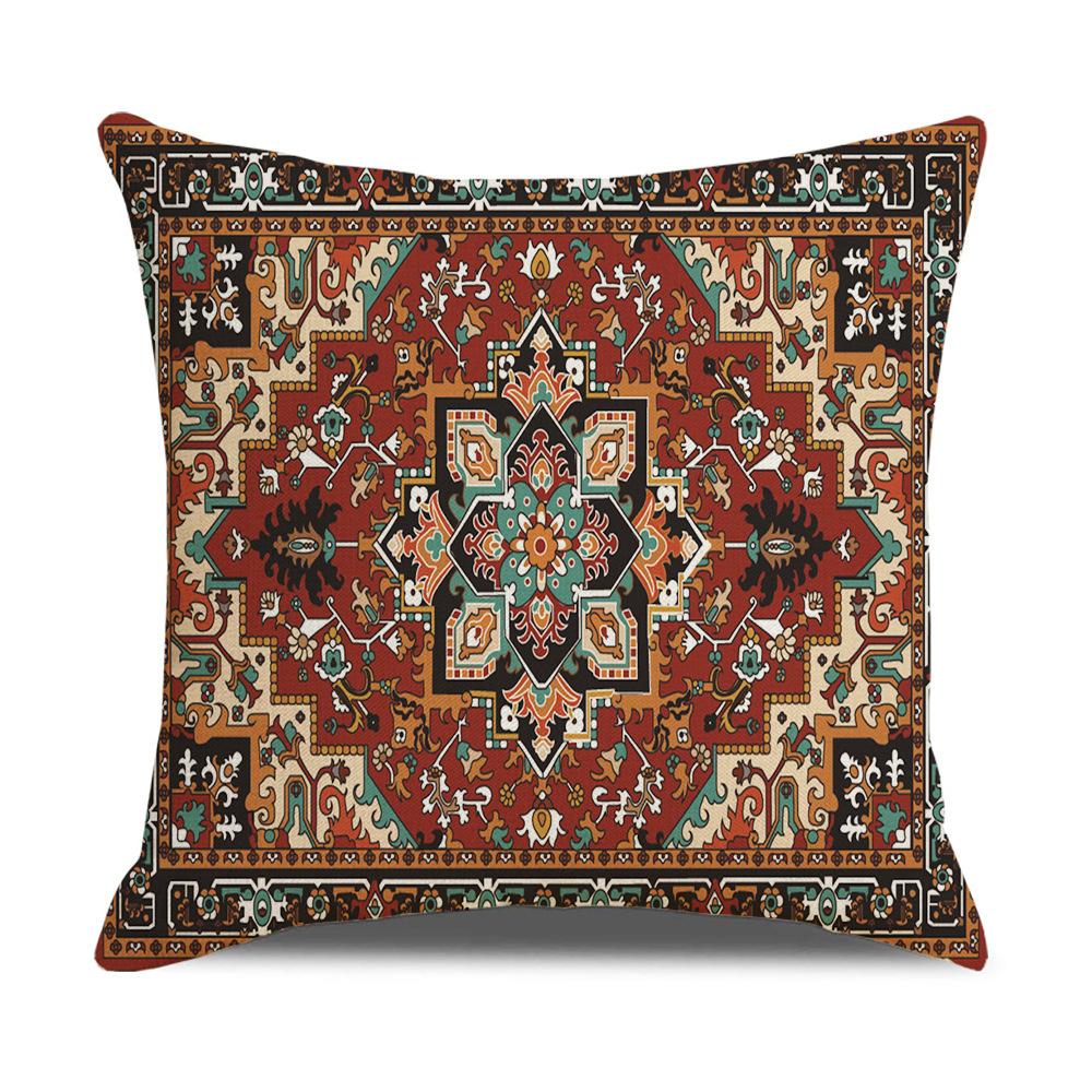 Retro European Style Throw Pillow Covers With Digital Printing Of Short Plush Fabric Car-Shaped Sofa Cushion Office Home Decor