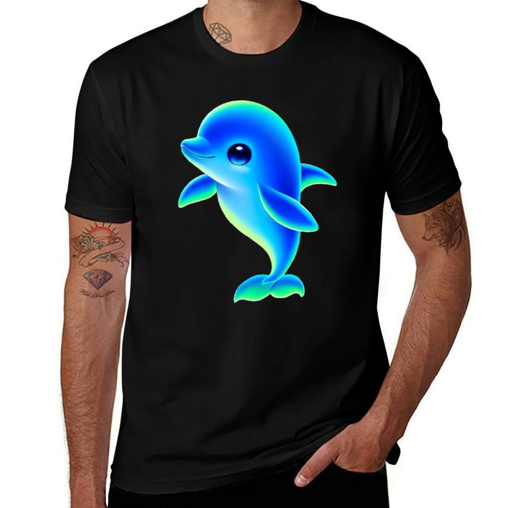 A Beautiful Dolphin With A Beautiful Look TShirt anime t shirts for Unisex Unisex t shirt heavy cotton TShirt