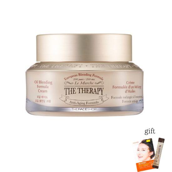 a0406  THE FACE SHOP The Therapy Royal-Made Hydrating Blending Cream 50 ml