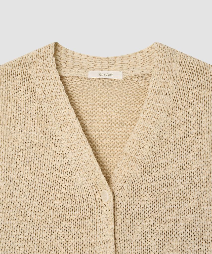 Deolil Bryn Knit Vest One-Piece_Beige