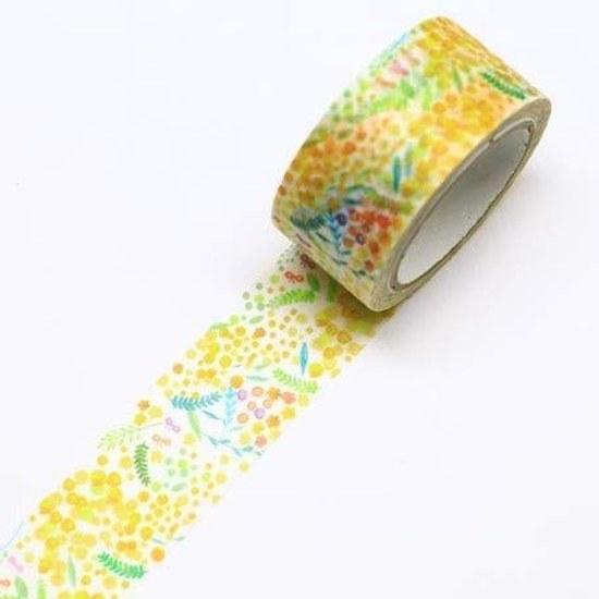 Kamizo Saisen Masking Tape Washi 20 mm Mimosa Wood