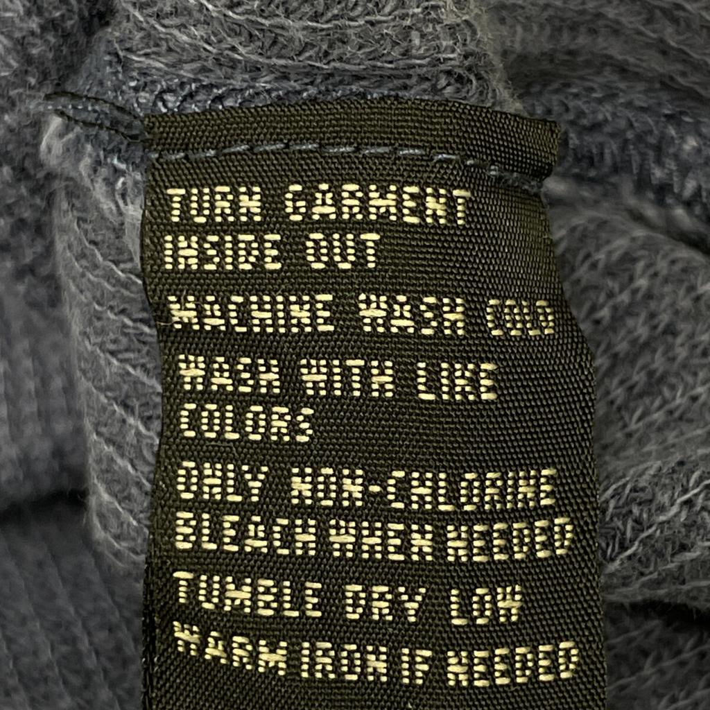 RRL Navy Cotton Thermal Long-sleeved T-shirt Tops M NavyUsed