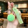 3D Flashing Baozi Key Ring LED Flashing Squeeze Toy Fidget Toy Steamed Bun Key Chain  Car Keys