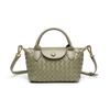 Hot-selling New Hand-woven Longxiang Bag Shoulder Dumpling Bag Commuter Light Luxury Handbag