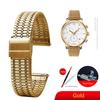 For Any Brand Quick Release Spring Bar Stainless Steel Watch Strap 18 20mm 22mm Safety Buckle Men Watchband Bracelet Accessories