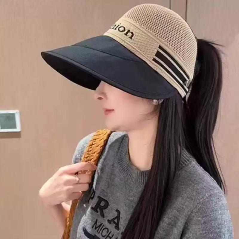 Quick-Drying Star Style Women's Sun Hat 2025: New Duckbill Fisherman Equestrian Hat for Summer