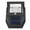 Solar Tungsten Wall Light Outdoor Sensor Interaction Lamp Exterior Lighting Fixtures Wall Mount IP65 Waterproof Black
