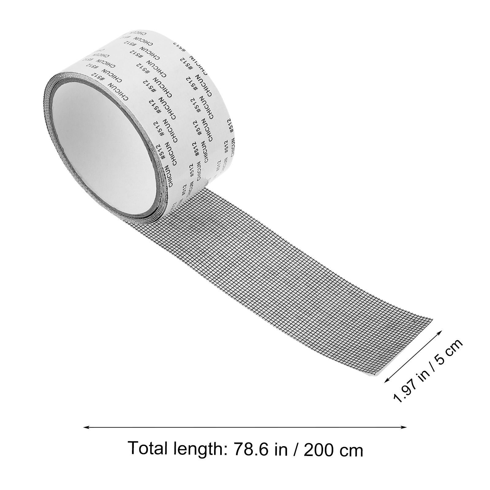 

2Pcs High-Quality Window Screen Repair Patches Reusable Nets for Door Mosquito Protection Lightweight Compact Design Ideal Gift чорний