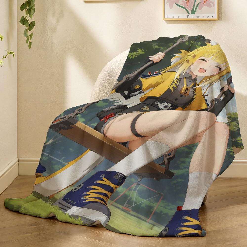 Zenless Zone Zero Game Throw 240g flannel blanket, suitable for sofas, beds, offices, exquisite gift blankets