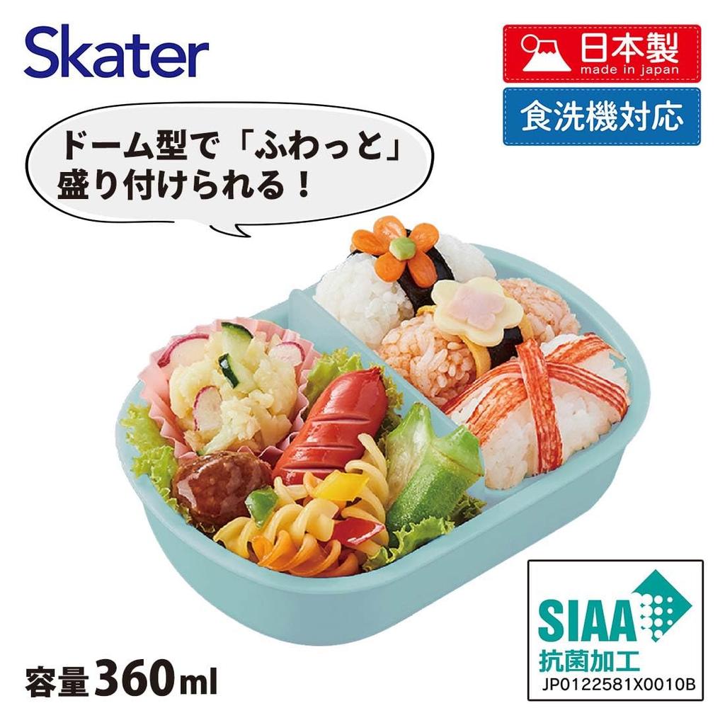 Skater Bento 360ml Fluffy Made in Single Dishwasher and Microwave Colorful Children's Box, Capacity, Lid, Japan, Tier, Safe, Peach, QAF2BAAG-A
