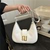 Stylish Texture Underarm Bag New Simple Handbag Urban Commuter Women's Shoulder Messenger Bag