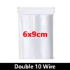 Thicken Zipper Sealed Bags Clear Plastic Storage Bag for Small Jewelry Food Packing Reclosable Transparent Ziplock Sealing Bag