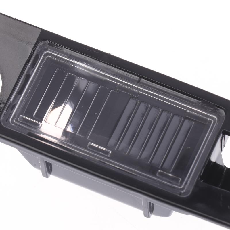 1 pièce Support de Caméra de Recul Arrière de Plaque d'Immatriculation de Voiture Pour Alfa Romeo 147 156 159 166 Gt Brera Mito Stelvio Giulietta Nuvola Spider