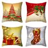 Weihnachts-Themed Kissenbezüge Auto Ornamente Büro Santa Claus Wohnzimmer Sofa Hause Kissenbezüge