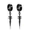 Simple Alloy Long Wing Stud Temperament Feather Earrings Silver Wings Shape Elf Ear Cuff Earrings Jewelry Accessories Gifts