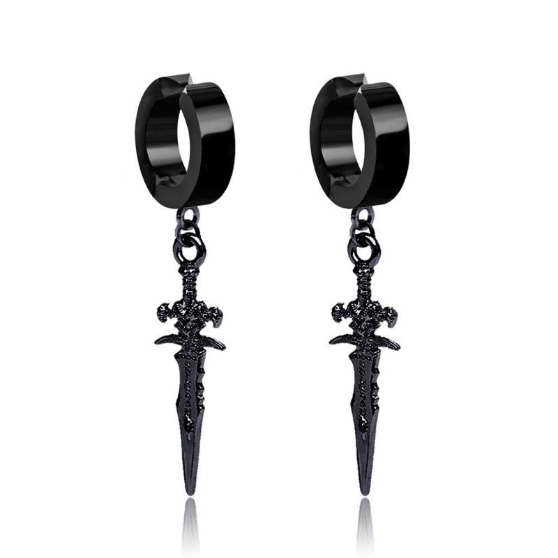 Simple Alloy Long Wing Stud Temperament Feather Earrings Silver Wings Shape Elf Ear Cuff Earrings Jewelry Accessories Gifts