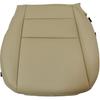 Driver Side Bottom Microfiber Leather Seat Covers Beige Tan Left Compatible with Acura MDX 2007 2008 2009 2010 2011 2012