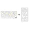 2Pcs Static Glass Sticker Glue-Free Electrostatic Window Clings Double Side Waterproof Window Decors for Glass Doors