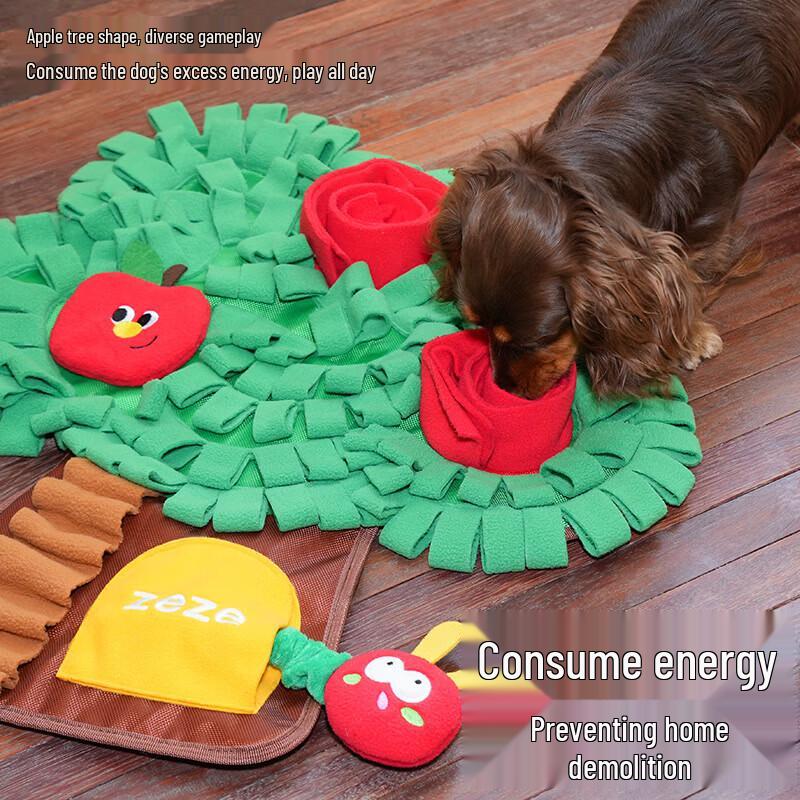 ZEZE Apple Tree Dog Snuffle Puzzle Mat