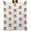 Sad Cute Little Cursed Pou Throw Blanket Thins Picnic Shaggy Designers Blankets