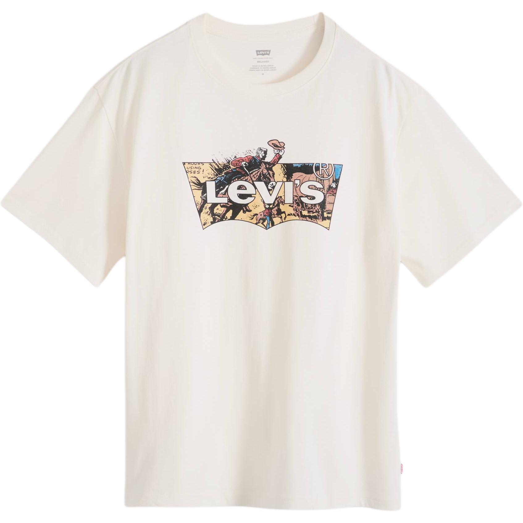 Levis Повседневная Мягкая Вязаная Свободная Удобная С Принтом Круглый Вырез Короткий Рукав Футболка Мужские Топы 16143-2445 S