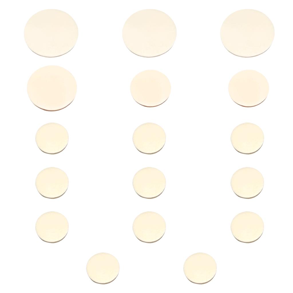 17Pcs Clarinet Pads Cork Sound Insulation Friction Resistance Instrument Accessories