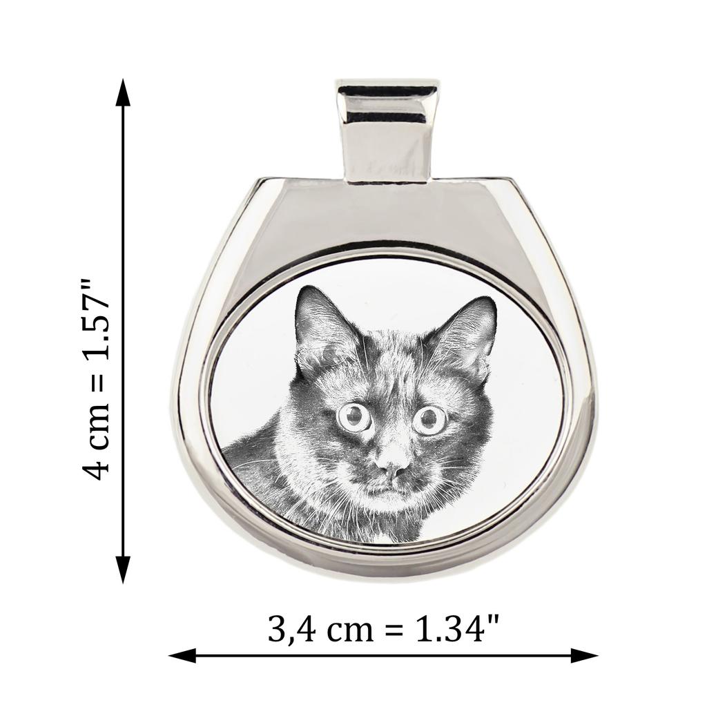 Kurylski Bobtail - Naszyjnik Z Kotem, Personalizowana Zawieszka Ze Zdjęciem, Wyjątkowy Naszyjnik Dla Kobiet I Mężczyzn Marki Art-Dog