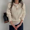 French Elegant Loose Fit Turtleneck Sweater Vinatge Twist Pattern Pullover Versatile Casualknitted Pullover Autumn Winter New
