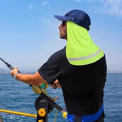 Cooling Cap Elastic Sun Shade Hat Wide Brim Neck Shield Elastic Hard Cap UV Protection To Cover Neck for Fishing Riding