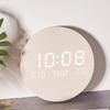 Minimalists LED Clock Table Wall Clock with Temperature Display, Table Clock Alarm Clock for Workspaces and Bedrooms